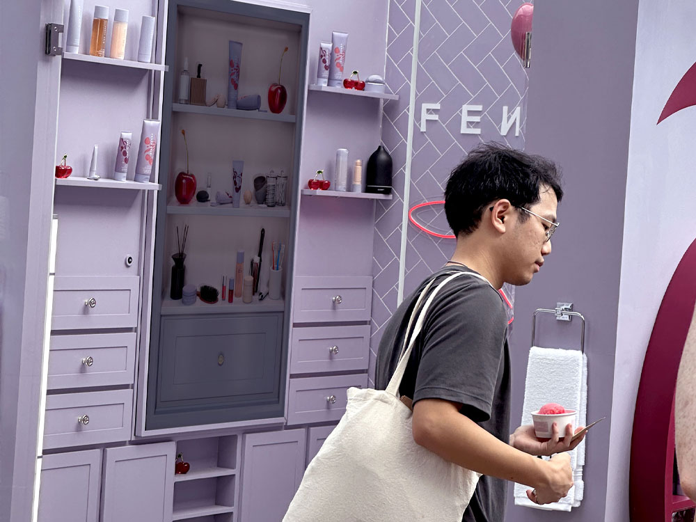 Fenty activation interactive screen fenty skin activation