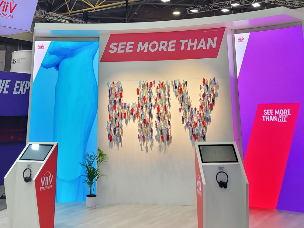 VIIV two screen experience kiosk